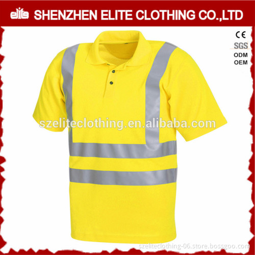 wholesale EN471 ANSI custom reflective safety polo shirt